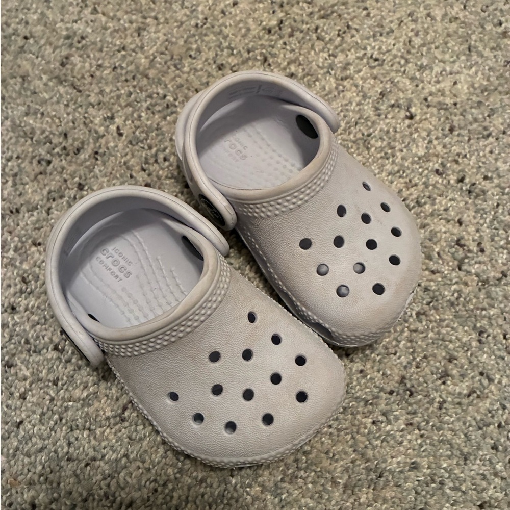 CROCS Kids Light Gray Sandals